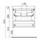 Renoir Series 2 Drawers – Bathroom Cabinet --- 0005