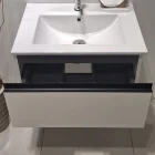 Spirit 600 Gloss White Vanity 1 Draw --- 002