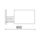 Spirit 600 Gloss White Vanity 1 Draw --- 007