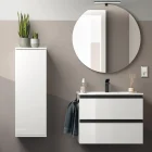 Spirit 600 Gloss White Vanity 1 Draw